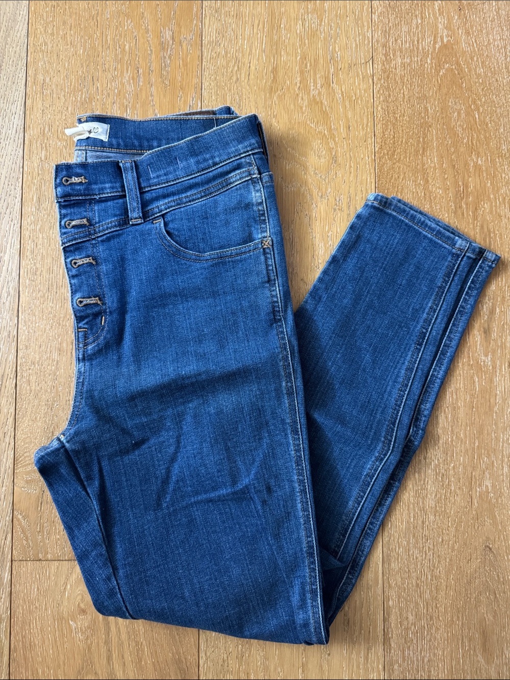 Madewell High-Rise Skinny Jeans in Classic Blue